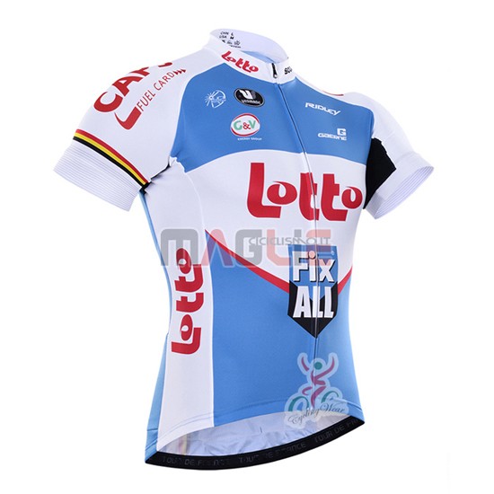 Maglia Lotto manica corta 2016 bianco e blu - Clicca l'immagine per chiudere